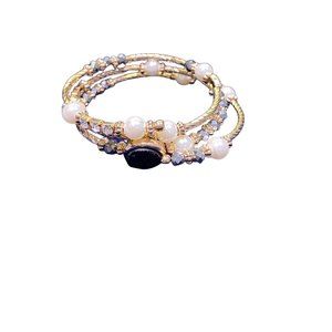 Coil Beaded Bracelet